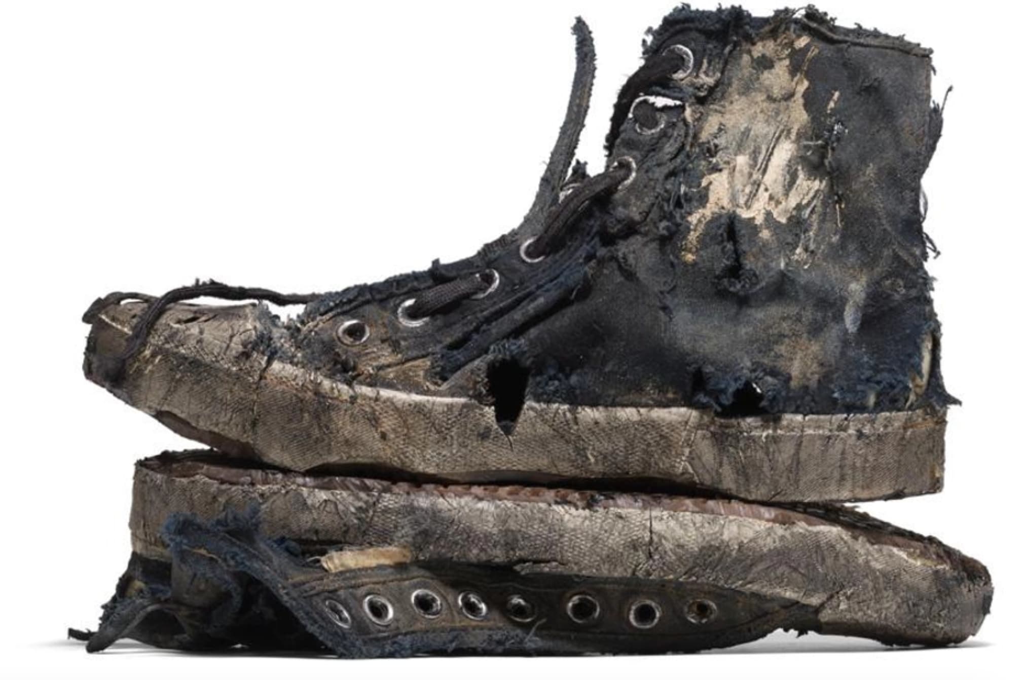 balenciaga destroyed sneakers